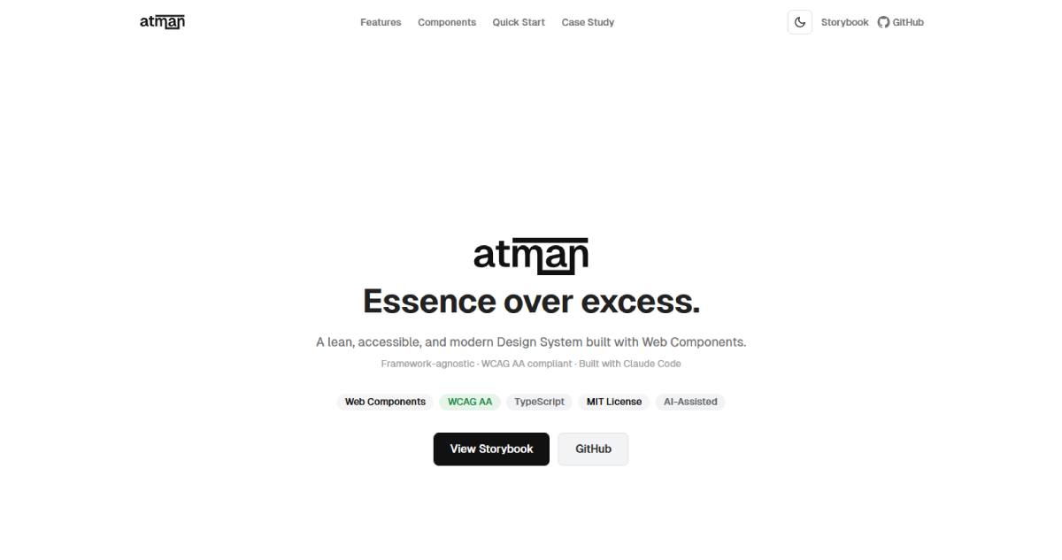 Atman components showcase
