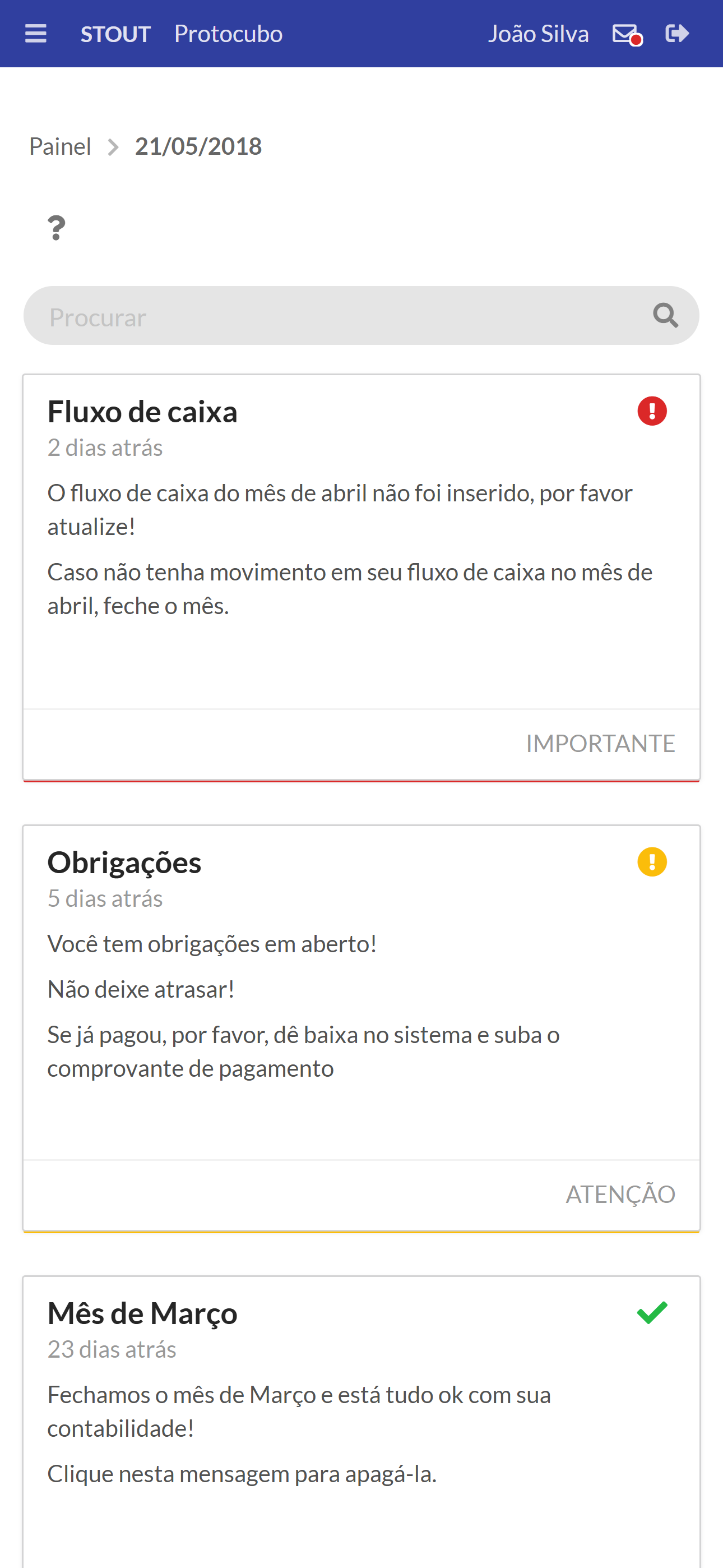 STOUT financial statements